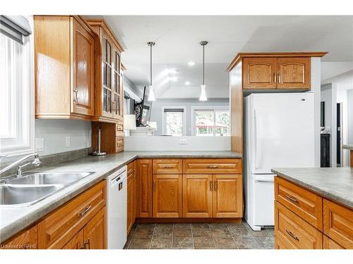 66 Abraham Drive, Stratford, ON - Indoor Photo Showing Kitchen With Double Sink