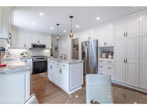 4173 Corrine Court, Burlington, ON - Indoor Photo Showing Kitchen With Stainless Steel Kitchen With Upgraded Kitchen