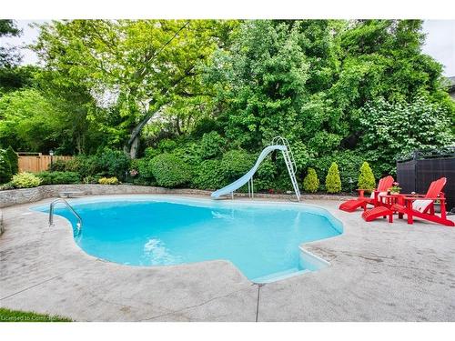 4173 Corrine Court, Burlington, ON - Outdoor With In Ground Pool With Backyard