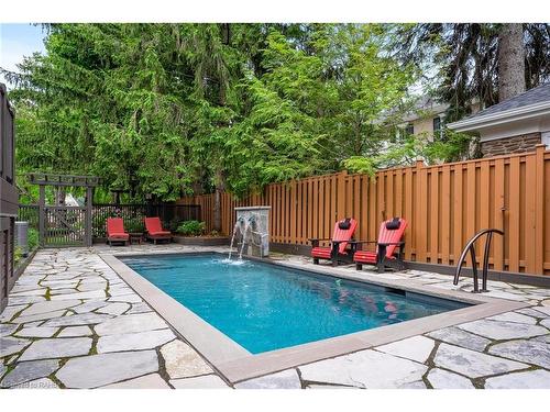 1194 Stirling Drive, Oakville, ON - Outdoor With In Ground Pool With Deck Patio Veranda With Backyard