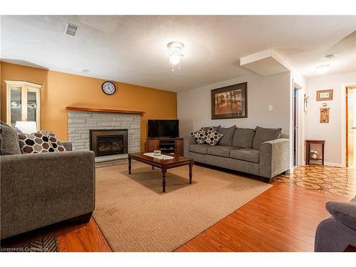 37 Gainsborough Road, Hamilton, ON - Indoor Photo Showing Living Room With Fireplace