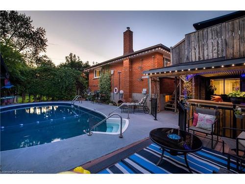 37 Gainsborough Road, Hamilton, ON - Outdoor With In Ground Pool With Exterior