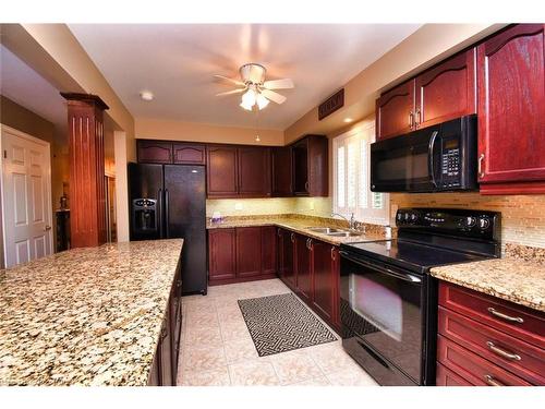 64 Gravenhurst Trail, Hamilton, ON - Indoor Photo Showing Kitchen With Double Sink