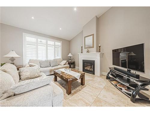 1214 #8 Highway, Stoney Creek, ON - Indoor Photo Showing Living Room With Fireplace