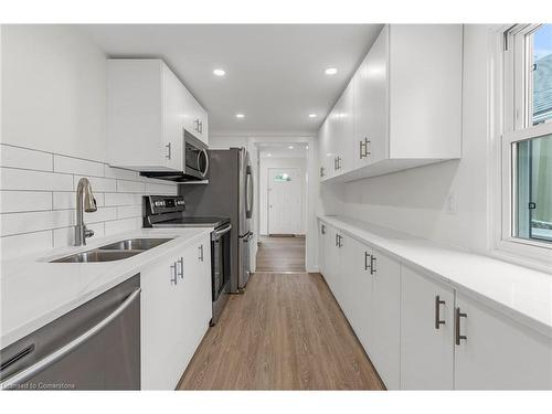 361 Simpson Avenue, Welland, ON - Indoor Photo Showing Kitchen With Double Sink