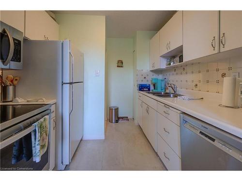 206-222 Jackson Street W, Hamilton, ON - Indoor Photo Showing Kitchen With Double Sink