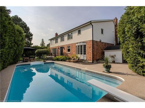 4016 Lantern Lane, Burlington, ON - Outdoor With In Ground Pool