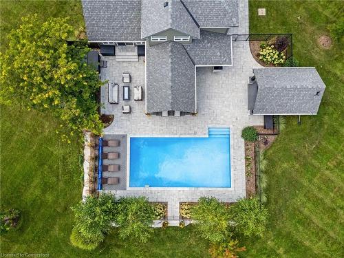 1414 Sandusk Road, Jarvis, ON - Outdoor With In Ground Pool