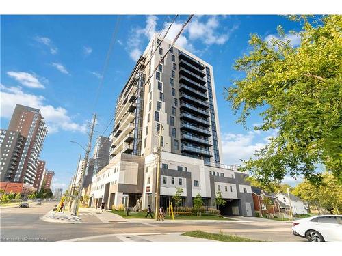 1208-128 King Street N, Waterloo, ON - Outdoor With Balcony With Facade