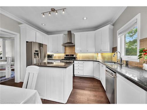 1151 Lockhart Road, Burlington, ON - Indoor Photo Showing Kitchen With Upgraded Kitchen