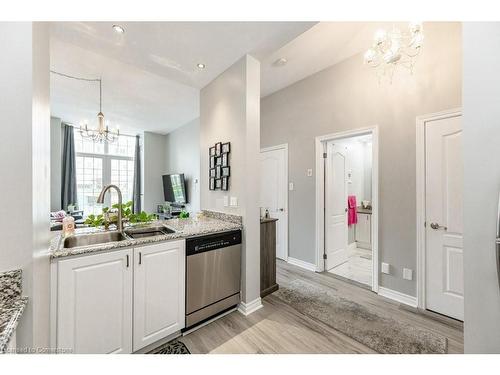 107-135 James Street S, Hamilton, ON - Indoor Photo Showing Kitchen With Double Sink