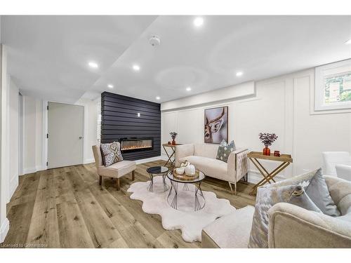 178 Seminole Road, Ancaster, ON - Indoor Photo Showing Living Room With Fireplace