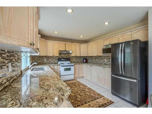 148 Mount Albion Road, Hamilton, ON - Indoor Photo Showing Kitchen With Double Sink