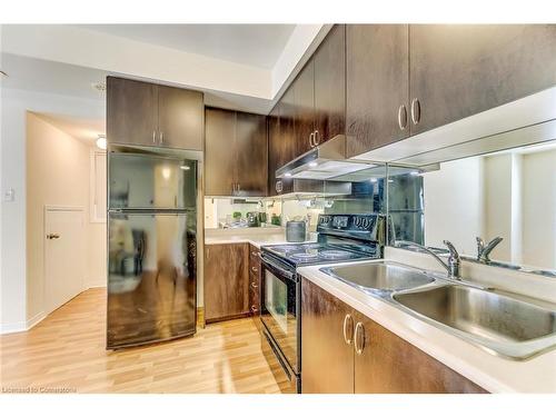 118-3050 Erin Centre Boulevard, Mississauga, ON - Indoor Photo Showing Kitchen With Double Sink