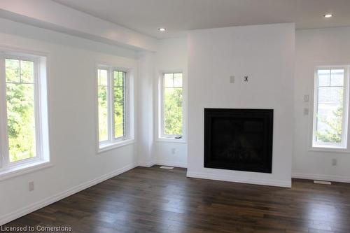 248 Tall Grass Crescent, Kitchener, ON - Indoor Photo Showing Living Room With Fireplace