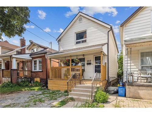 127 Grosvenor Avenue N, Hamilton, ON - Outdoor With Deck Patio Veranda With Facade