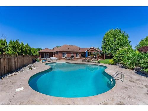 46 Sea Breeze Drive, Port Dover, ON - Outdoor With In Ground Pool With Backyard