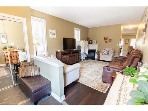 20 Springstead Avenue, Hamilton, ON - Indoor Photo Showing Living Room With Fireplace