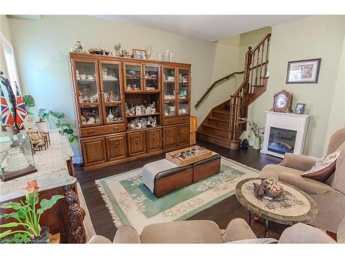 20 Springstead Avenue, Hamilton, ON - Indoor Photo Showing Living Room With Fireplace