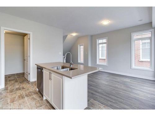 11 Canoe Lane, Hamilton, ON - Indoor Photo Showing Kitchen With Double Sink