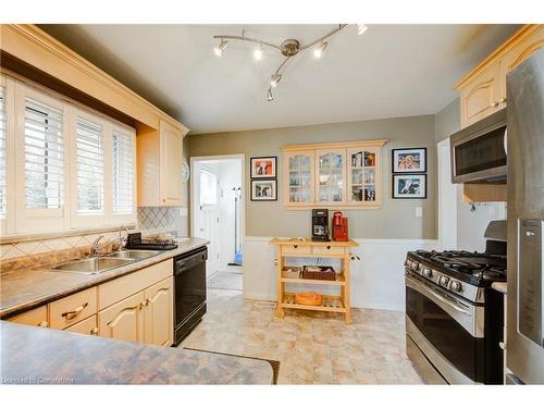 3 Joysey Street, Brantford, ON - Indoor Photo Showing Kitchen With Double Sink