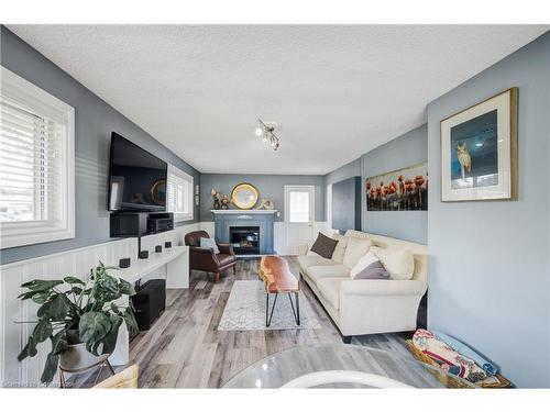 3 Joysey Street, Brantford, ON - Indoor Photo Showing Living Room With Fireplace