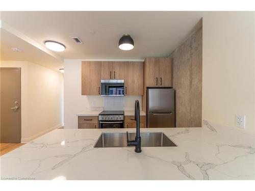 301-11 Robert Street, Hamilton, ON - Indoor Photo Showing Kitchen With Stainless Steel Kitchen With Double Sink