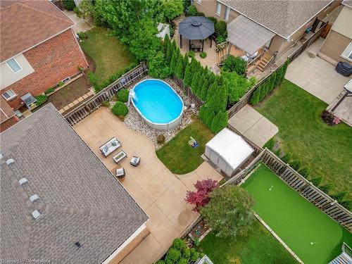 162 Silverlace Circle, Stoney Creek, ON - Outdoor With Above Ground Pool