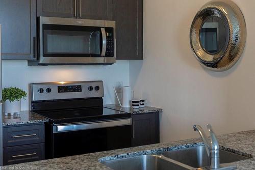 424-16 Concord Place, Grimsby, ON - Indoor Photo Showing Kitchen With Double Sink