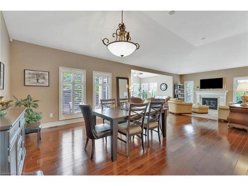 3559 Algonquin Drive, Fort Erie, ON - Indoor Photo Showing Dining Room With Fireplace