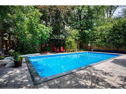 607 Locust Street, Burlington, ON - Outdoor With In Ground Pool With Backyard