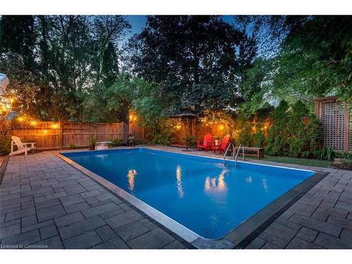 607 Locust Street, Burlington, ON - Outdoor With In Ground Pool With Backyard