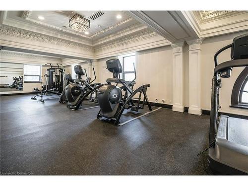 806-112 King Street E, Hamilton, ON - Indoor Photo Showing Gym Room