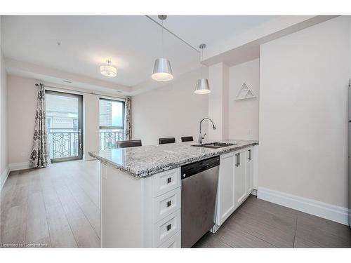 806-112 King Street E, Hamilton, ON - Indoor Photo Showing Kitchen With Upgraded Kitchen