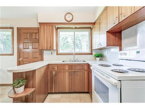 69 Orphir Road, Hamilton, ON - Indoor Photo Showing Kitchen With Double Sink