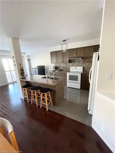 35 Charleswood Crescent, Hamilton, ON - Indoor Photo Showing Kitchen With Double Sink