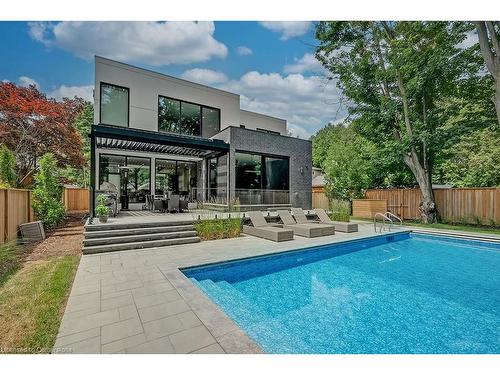 185 Valleyview Drive, Ancaster, ON - Outdoor With In Ground Pool