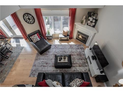 2057 Grovetree Lane, Burlington, ON - Indoor Photo Showing Living Room With Fireplace