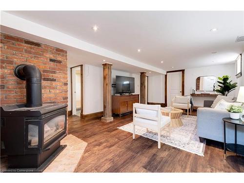 360 Lake Street, Grimsby, ON - Indoor Photo Showing Living Room With Fireplace