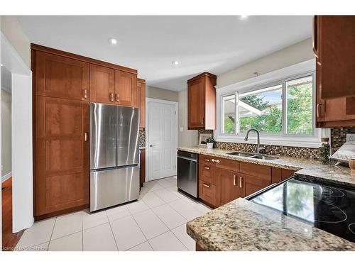 11 Douglas Road, Ancaster, ON - Indoor Photo Showing Kitchen With Double Sink