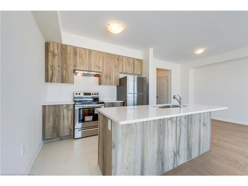 40 Freedom Crescent, Hamilton, ON - Indoor Photo Showing Kitchen With Stainless Steel Kitchen With Double Sink