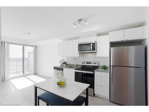 A601-3210 Dakota Common, Burlington, ON - Indoor Photo Showing Kitchen With Stainless Steel Kitchen