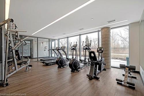 B407-5240 Dundas Street, Burlington, ON - Indoor Photo Showing Gym Room