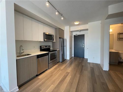 B407-5240 Dundas Street, Burlington, ON - Indoor Photo Showing Kitchen With Stainless Steel Kitchen