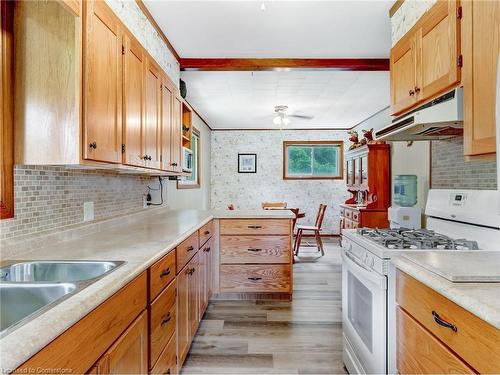 1686 Old Brock Street, Vittoria, ON - Indoor Photo Showing Kitchen With Double Sink