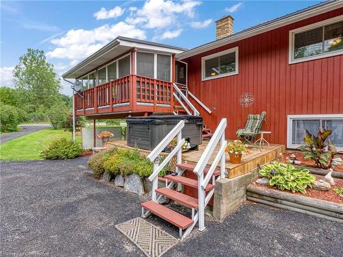 1686 Old Brock Street, Vittoria, ON - Outdoor With Deck Patio Veranda With Exterior