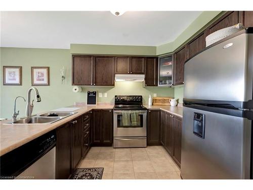 102 Barrett Avenue, Brantford, ON - Indoor Photo Showing Kitchen With Stainless Steel Kitchen With Double Sink