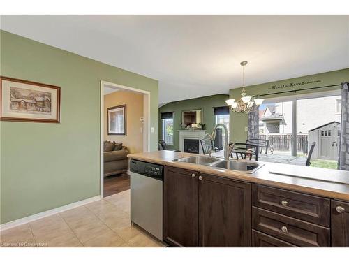 102 Barrett Avenue, Brantford, ON - Indoor Photo Showing Kitchen With Double Sink