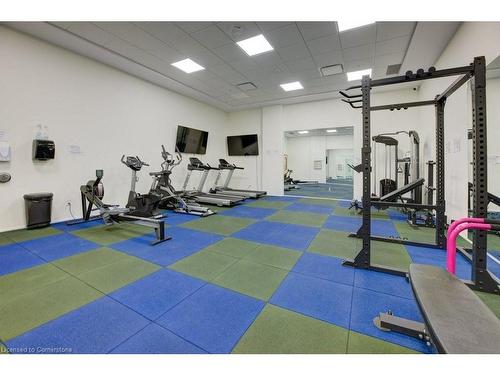 1303-100 Garment Street, Kitchener, ON - Indoor Photo Showing Gym Room