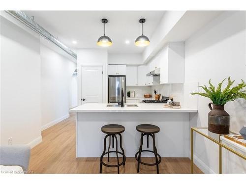 1-115 Catharine Street N, Hamilton, ON - Indoor Photo Showing Kitchen With Upgraded Kitchen